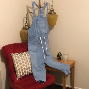 Women’s denim overalls